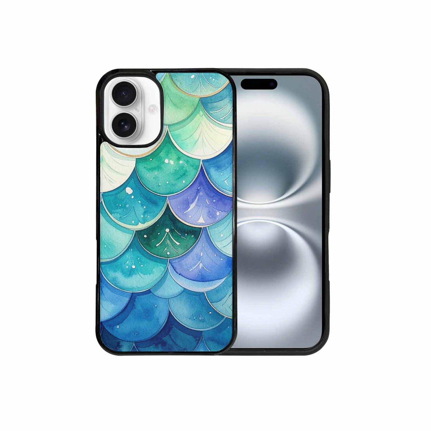 iPhone 16 Plus Case — Mermaid Scale, Customized Protective Case