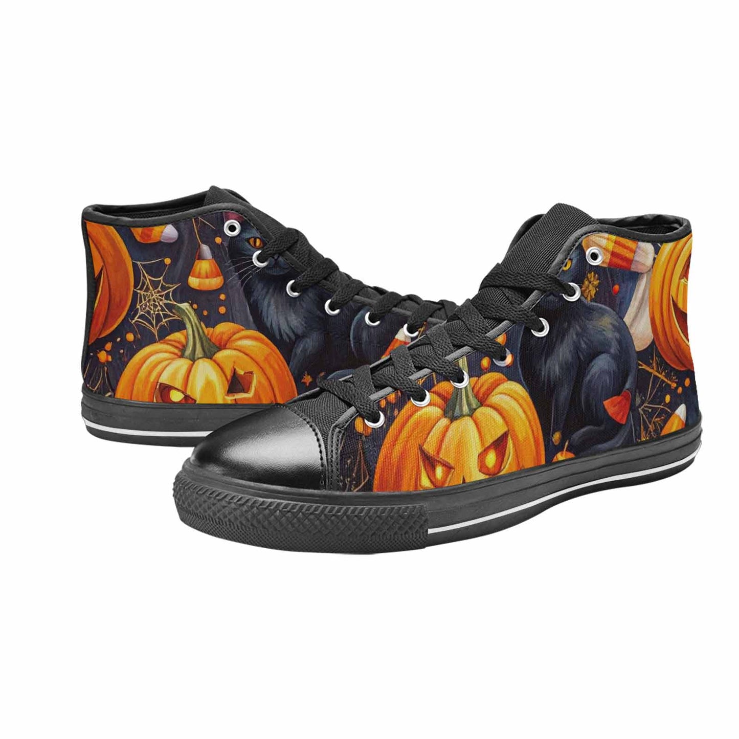 WOMEN'S Halloween High Top Canvas Dark Academia Shoes