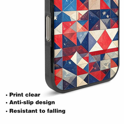 iPhone 16 Pro Case — Small American Flag Stars And Stripes, Custom Designed Case Cover