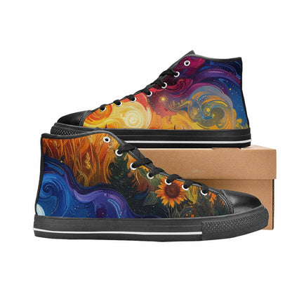 MEN'S Blend All Versions High Top Canvas Neon Fantasy Shoes