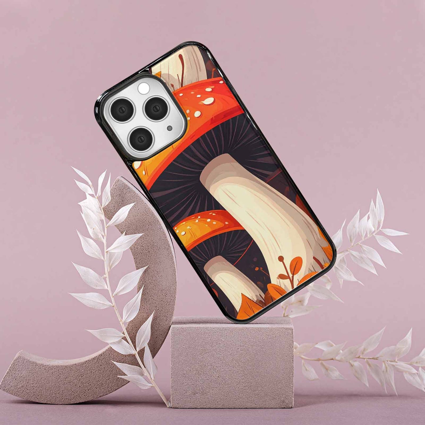 iPhone 15 Pro Max Case — Bold Autumn Mushroom Bold Autumn Mushroom, Original Design Phone Case