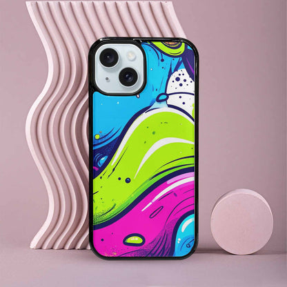 iPhone 15 Case — Acid Wash Cartoon Custom Personalized Phone, Custom Made Phone Cover