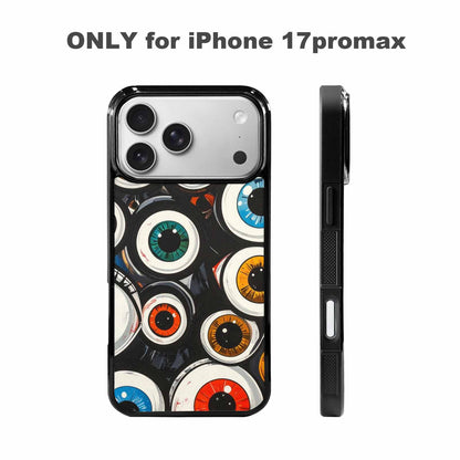iPhone 17 Pro Max Case — Googly Cartoon Eyeballs Cartoon Cute, Custom Print Case Cover