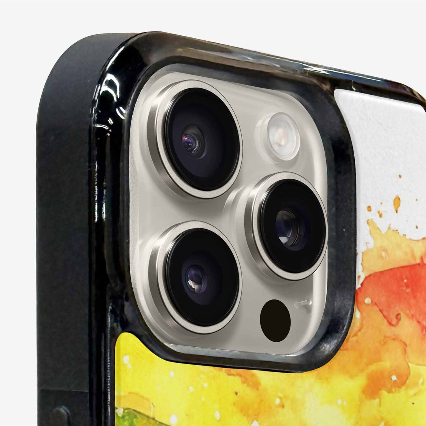 iPhone 16 Pro Max Case — Watercolor Splash Abstract Pattern Seamless Repeat, Custom Designed Case Cover