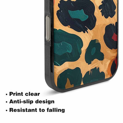 iPhone 16 Pro Max Case — Leopard Wallpaper Print, Personalized Phone Case
