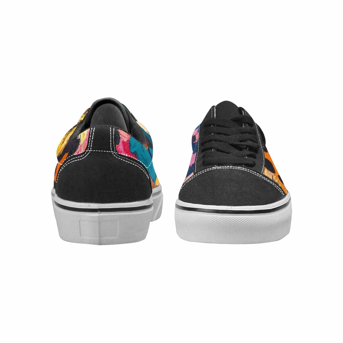 WOMEN'S Animal Print Lace-Up Canvas Surreal Shoes