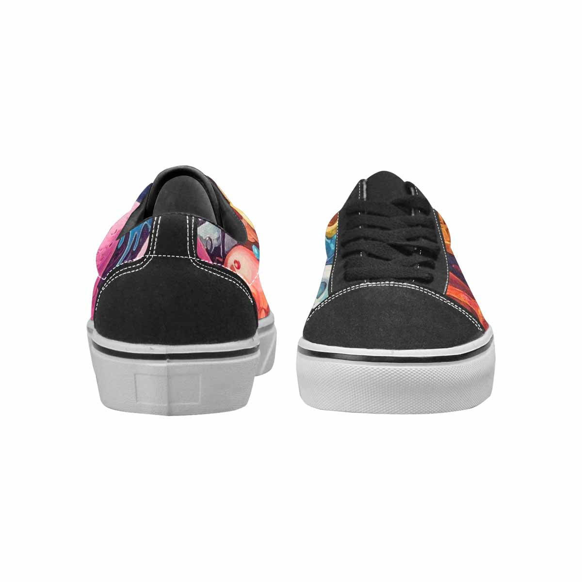 WOMEN'S Ice Cream Monsters  Lace-Up Canvas Vivid Sneakers