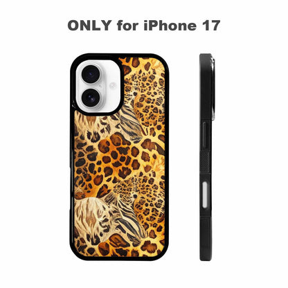 iPhone 17 Case — Small Animal Print Pattern, Animal Print, Custom Printed Phone Case