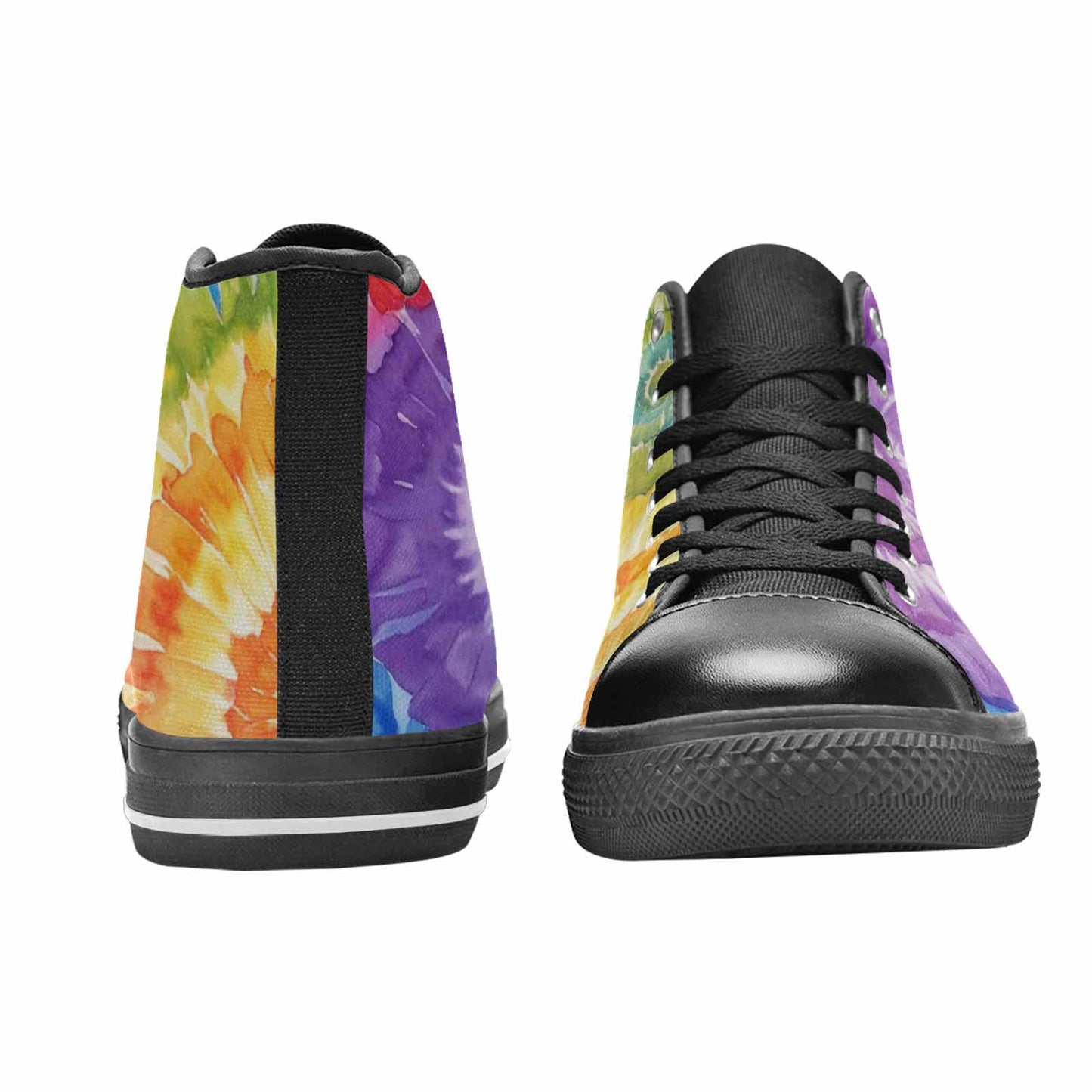 MEN'S Tie Dye Swirl High Top Canvas Dreamcore Shoes