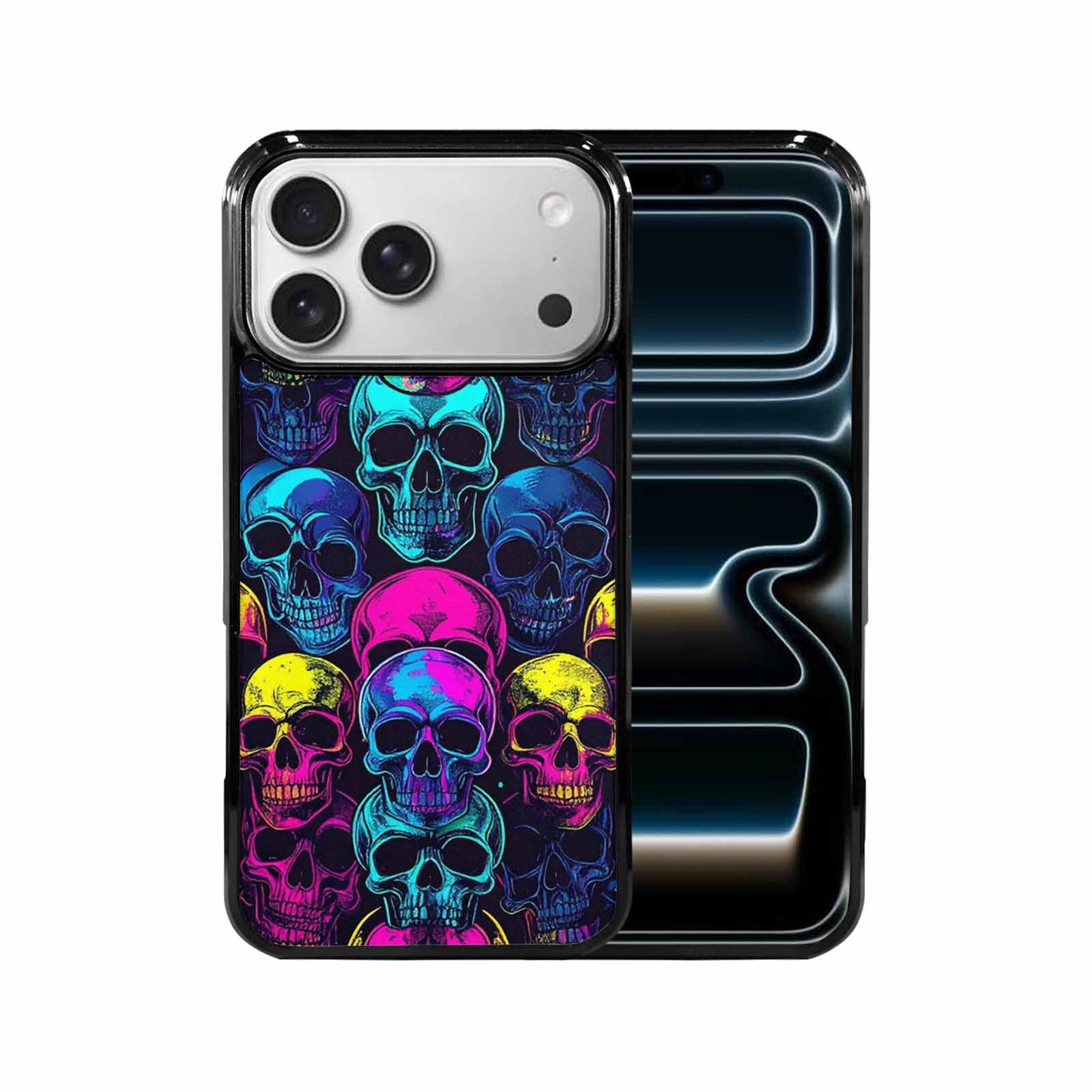 iPhone 17 Pro Max Case — Skull Dark Art Gothic Print Gothic, Custom Made Phone Cover