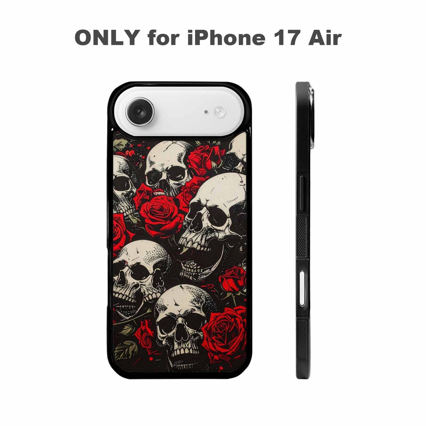 iPhone 17 Air Case — Skull Dark Art Gothic Print Gothic, Custom Print Case Cover