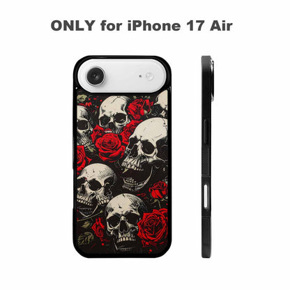 iPhone 17 Air Case — Skull Dark Art Gothic Print Gothic, Custom Print Case Cover