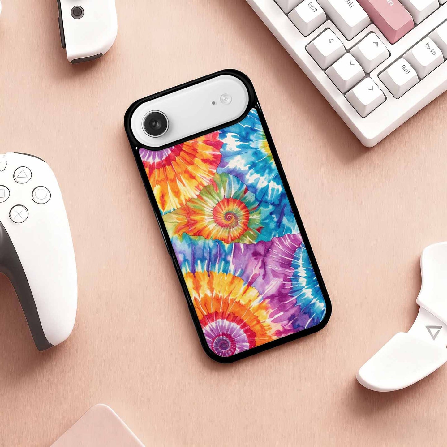 iPhone 17 Air Case — Small Tie Dye Swirl Pattern Tie, Custom Print Case Cover
