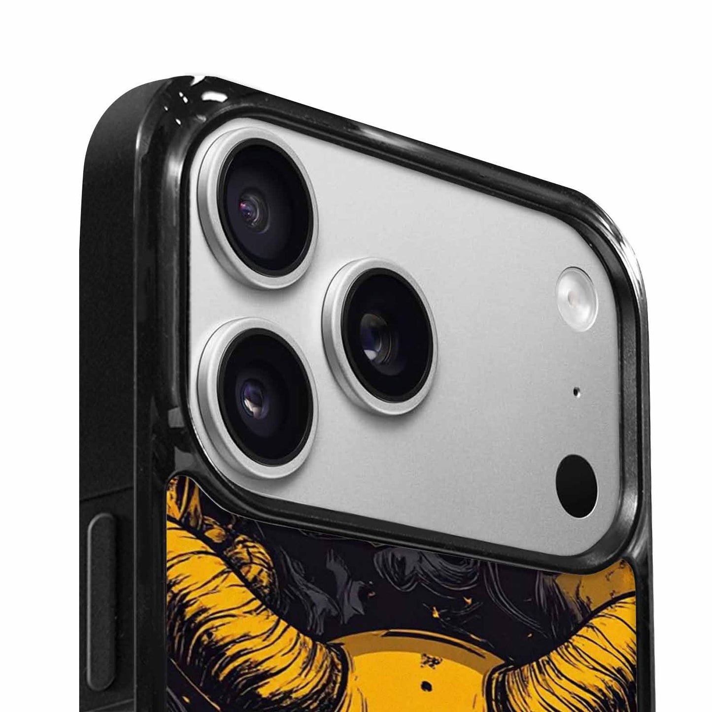 iPhone 17 Pro Case — Skull Dark Art Gothic Print Gothic, Custom Printed Phone Case