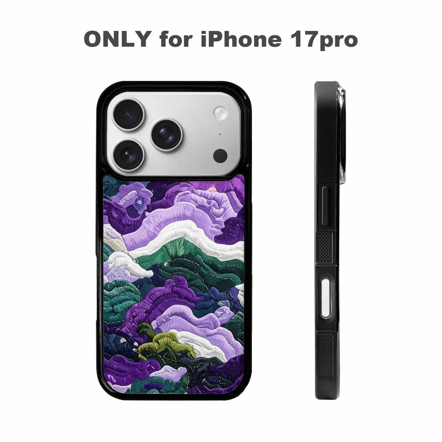 iPhone 17 Pro Case — Vivid Camo Genderqueer Pride Camo, Custom Art Phone Cover