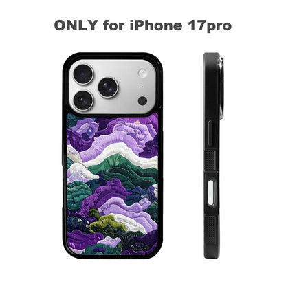 iPhone 17 Pro Case — Vivid Camo Genderqueer Pride Camo, Custom Art Phone Cover