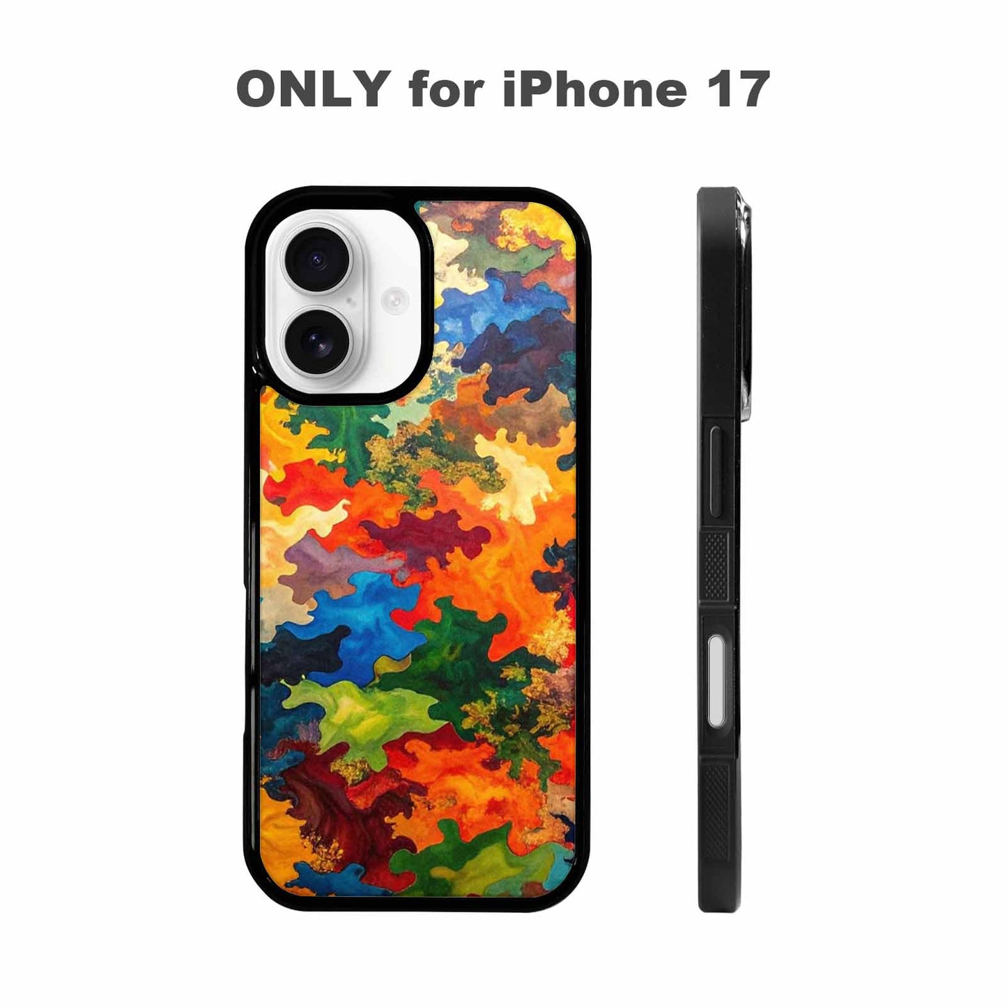 iPhone 17 Case — Camo Patches Full Color Camo, Custom Designed Case Cover