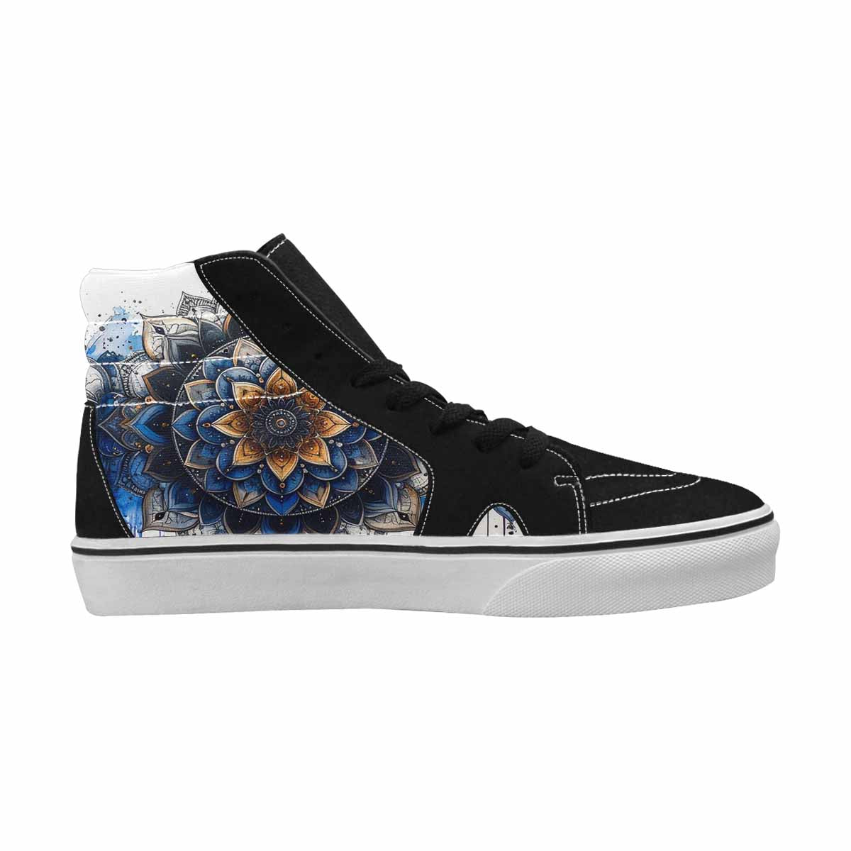 MEN'S Mandala Medallion High Top Canvas Surreal Custom Shoes