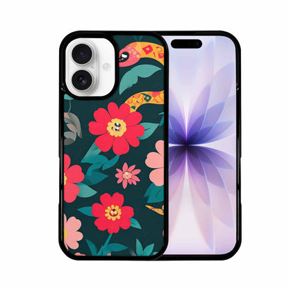 iPhone 17 Case — Snakes Print Floral Seamless Floral, Unique Phone Case Design