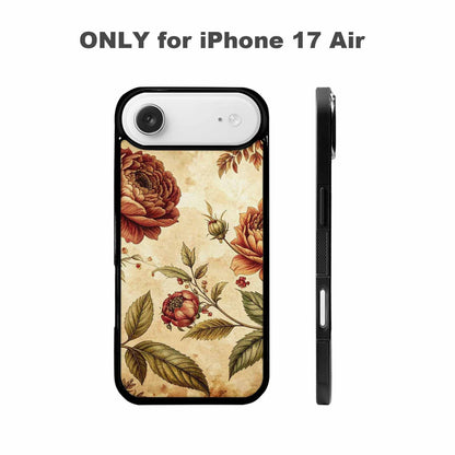 iPhone 17 Air Case — Vintage Botanical Art Pattern Floral, Unique Phone Case Design