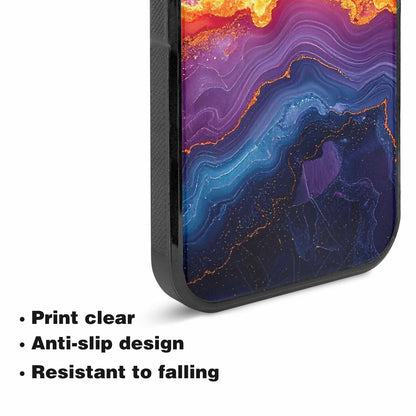 iPhone 15 Case — Psychedelic Marble Tessellation, Custom Art Phone Cover