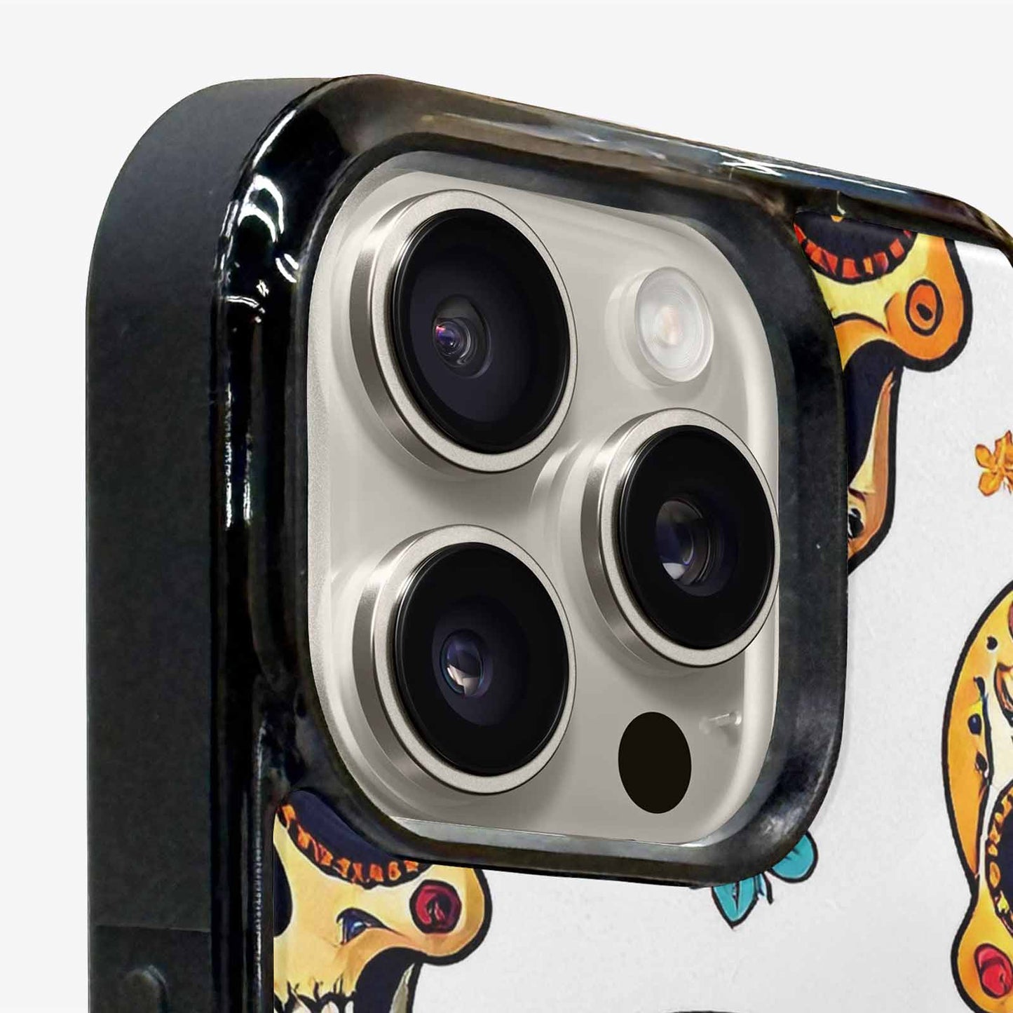 iPhone 16 Pro Max Case — Vibrant Skull Seamless, Unique Phone Case Design