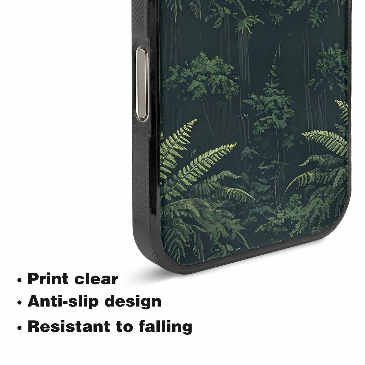 iPhone 16 Pro Max Case — Seamless Pattern Ancient Redwood Forest Giant, Unique Phone Case Design