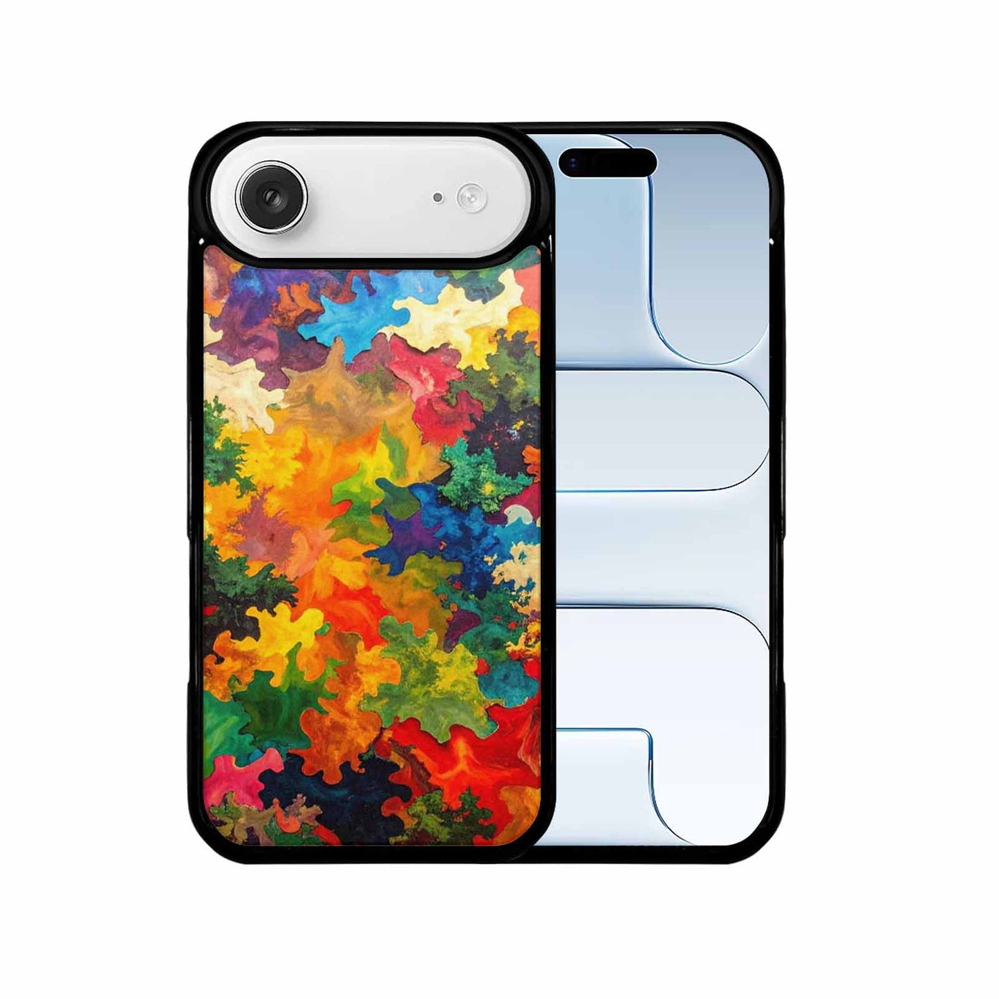 iPhone 17 Air Case — Camo Patches Full Color Vibrant Camo, Custom Made Phone Cover