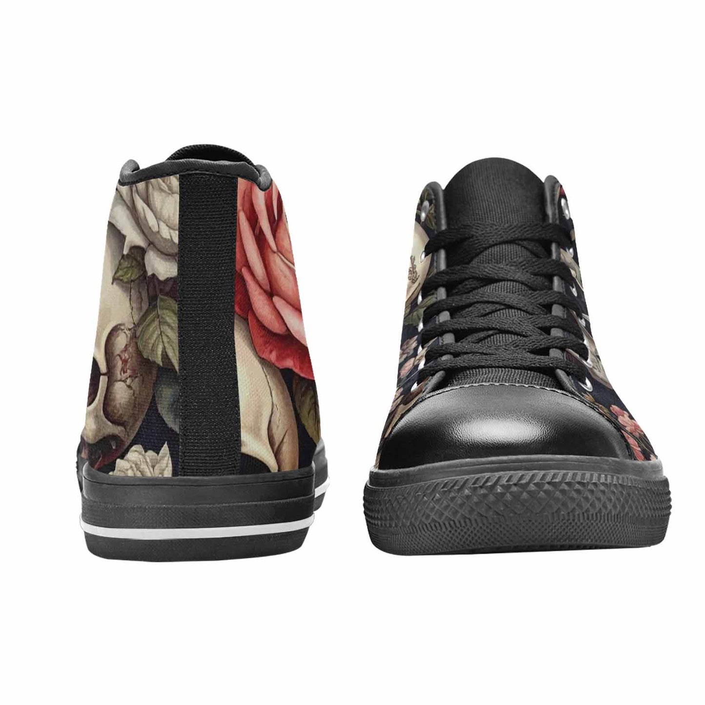 MEN'S Skulls - Roses High Top Canvas Y2K Shoes