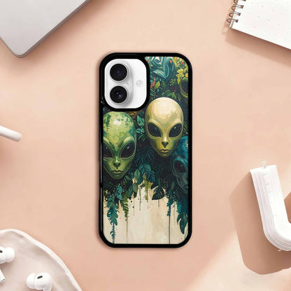 iPhone 17 Case — Aliens Pattern Hundreds Of Alien Scifi, Custom Print Case Cover