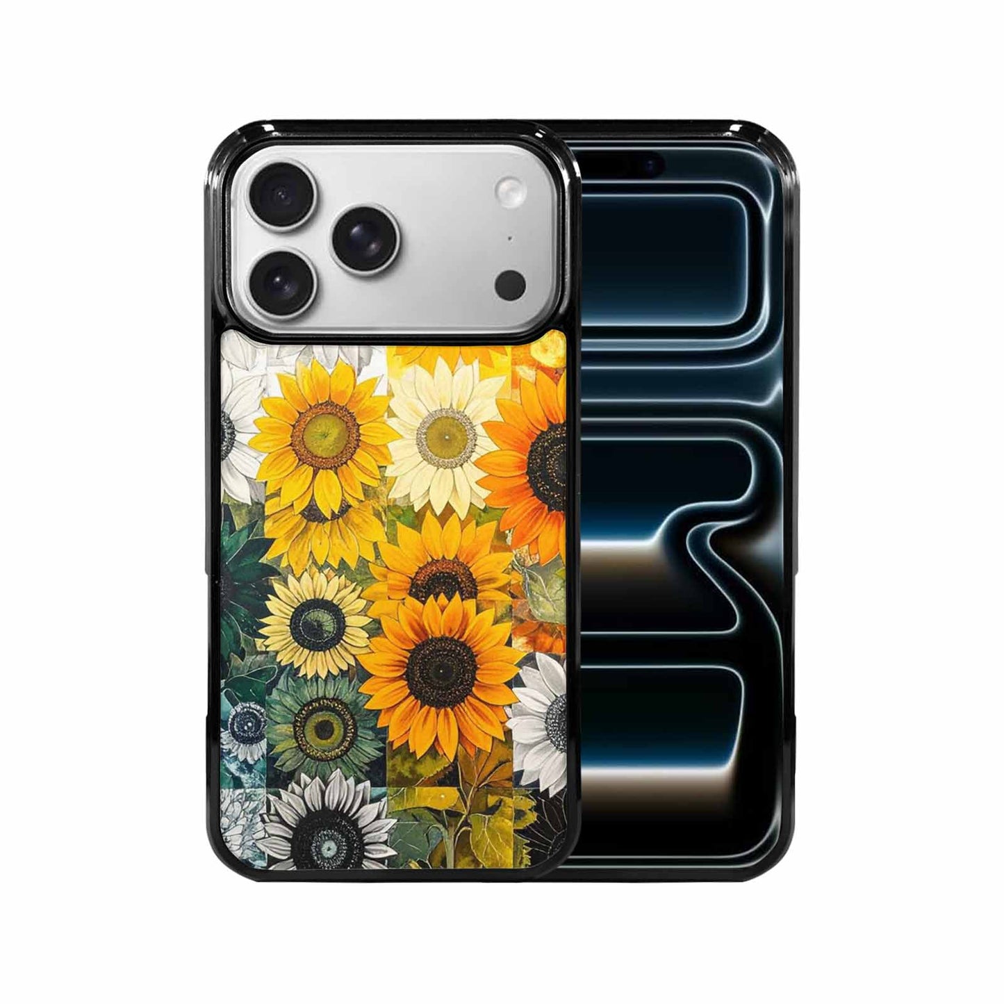 iPhone 17 Pro Max Case — Blend Melt Them Together Floral, Personalized Phone Case