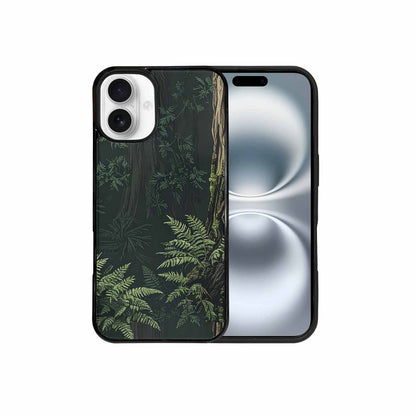 iPhone 16 Plus Case — Seamless Pattern Ancient Redwood Forest Giant, Unique Phone Case Design