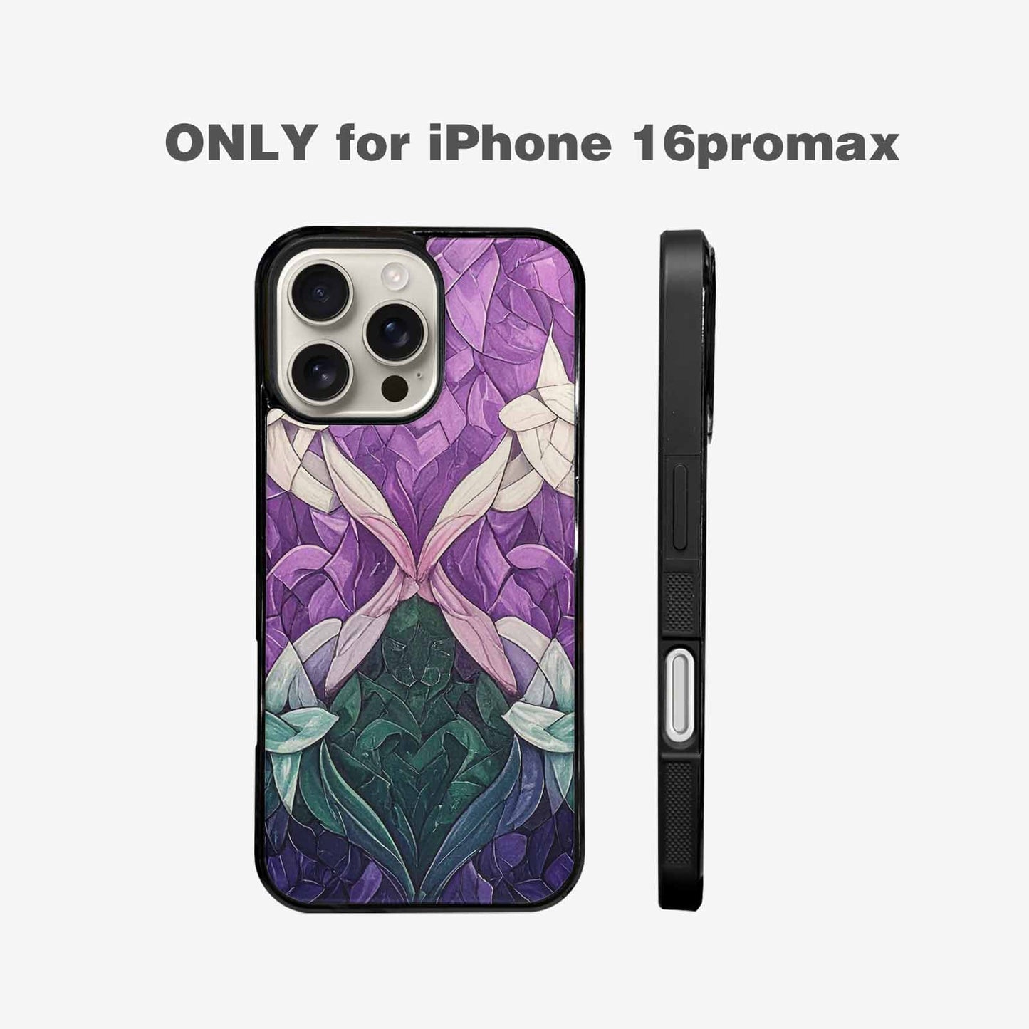 iPhone 16 Pro Max Case — Genderqueer Flag Color Theme Small Rainbow, Customized Protective Case