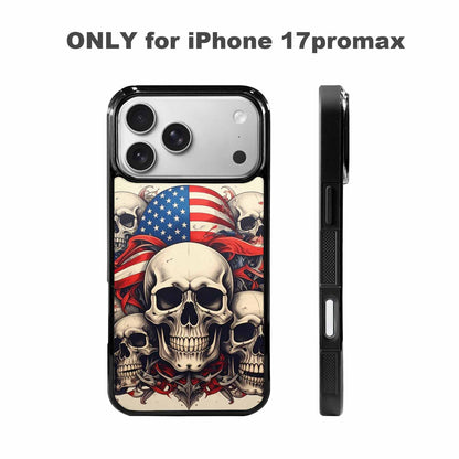 iPhone 17 Pro Max Case — Skull Dark Art Gothic Print Gothic, Custom Art Phone Cover