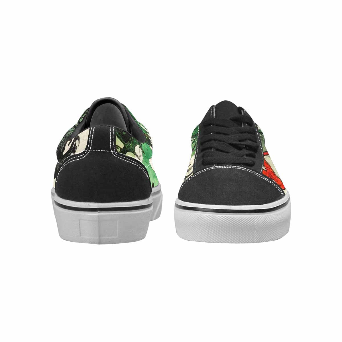 WOMEN'S Dragon Scale Lace-Up Canvas Dreamlike Custom Shoes