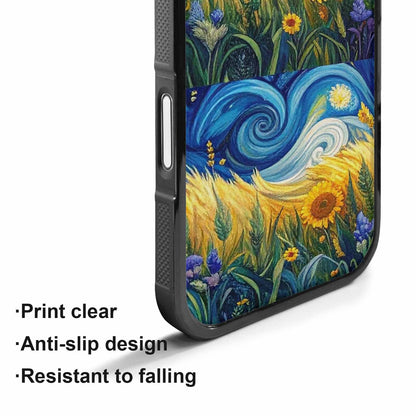 iPhone 17 Case — Small Van Gogh Style Galaxy Space, Original Design Phone Case