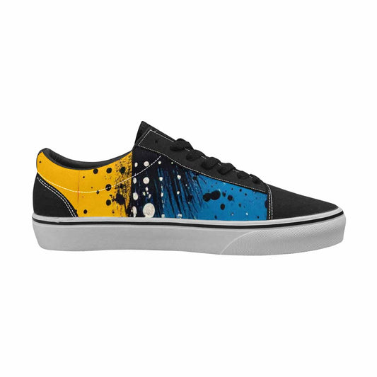 WOMEN'S Comic Book Halftone Canvas Lace-Up Surreal Custom Shoes