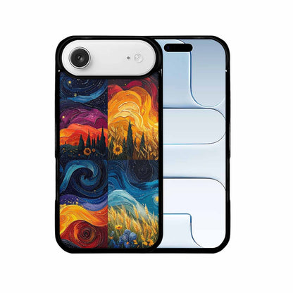 iPhone 17 Air Case — Small Van Gogh Style Swirl Galaxy, Original Design Phone Case