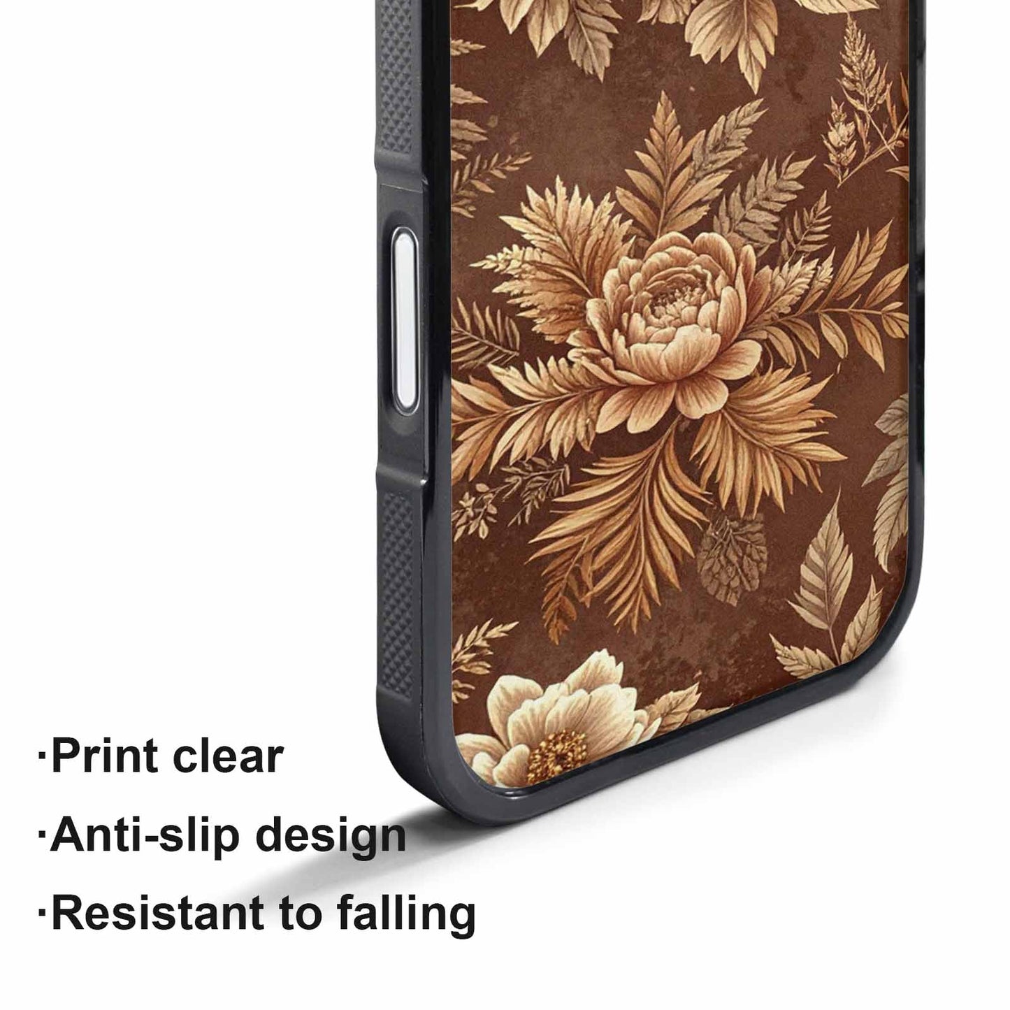 iPhone 17 Pro Max Case — Vintage Botanical Art Pattern Floral, Custom Printed Phone Case