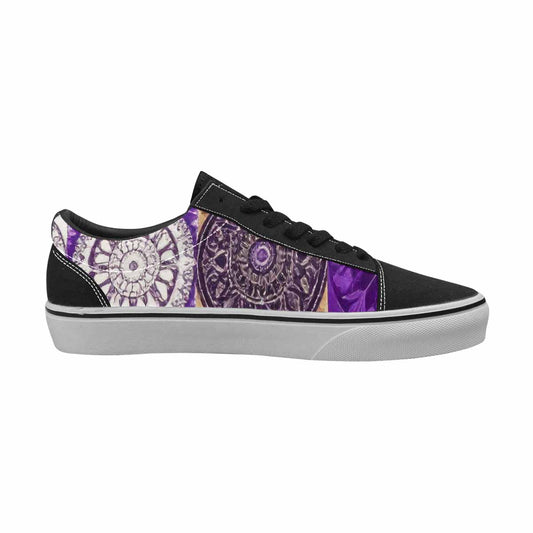 WOMEN'S Mandala Canvas Lace-Up Aesthetic Custom Sneakers