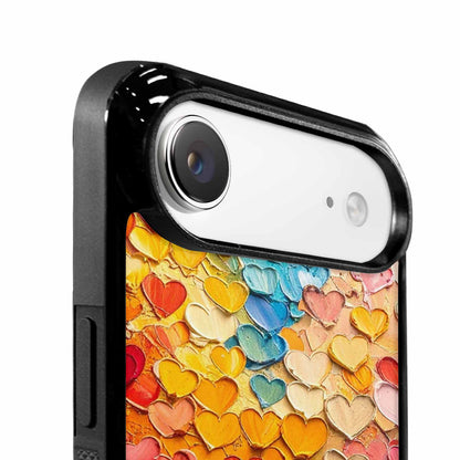 iPhone 17 Air Case — Full Color Vibrant Heart Burst Original, Custom Phone Case