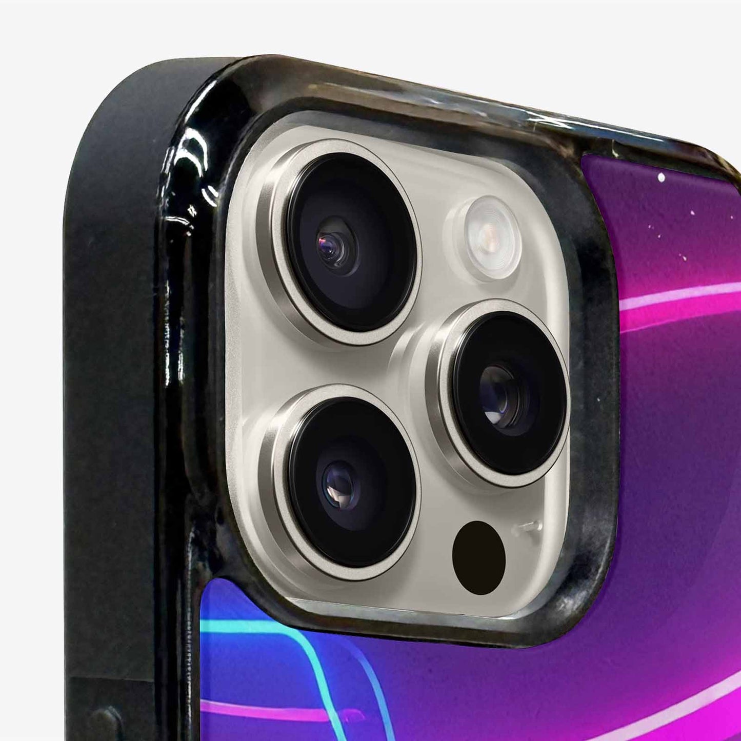 iPhone 16 Pro Case — 80s Neon Cartoon Custom, Unique Phone Case Design