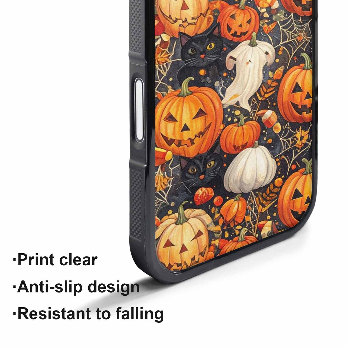 iPhone 17 Pro Max Case — Small Halloween Pattern, Randomly Original Art, Customized Protective Case