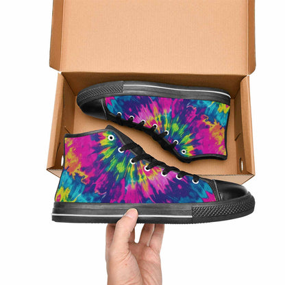 MEN'S Tie Dye - High Top Canvas Vivid Shoes