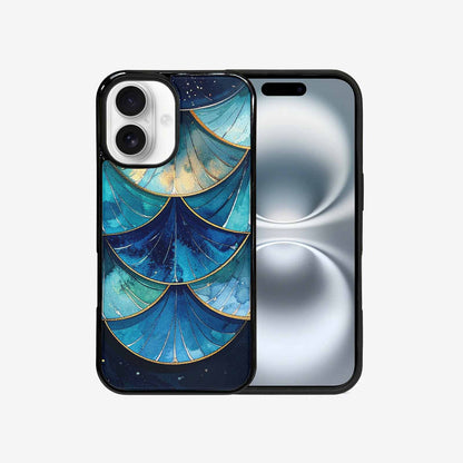 iPhone 16 Case — Mermaid Scale Art Pattern, Unique Phone Case Design