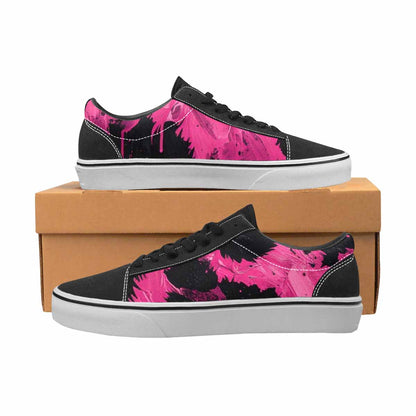 WOMEN'S Animal Print Lace-Up Canvas Vivid Custom Sneakers