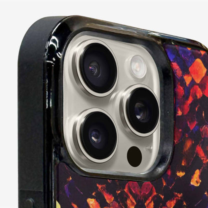 iPhone 16 Pro Case — Dark Snake Print, Custom Print Case Cover