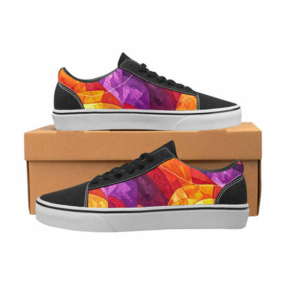 MEN'S Rainbow Pride Flag Canvas Lace-Up Vivid Shoes