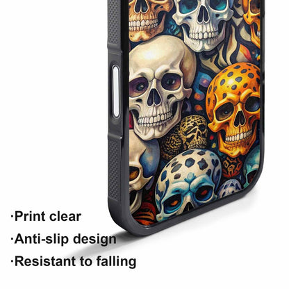 iPhone 17 Air Case — Skulls Pattern Hundreds Of Sma Gothic, Personalized Phone Case