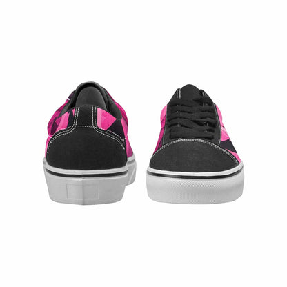 WOMEN'S Melting Moon Smiley Lace-Up Canvas Aesthetic Custom Shoes